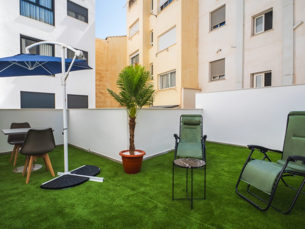 terraza apartamento huelin